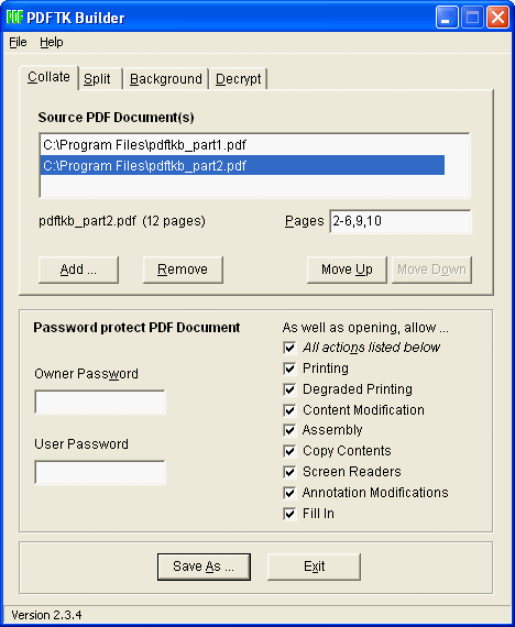 Pdftk Builder fusionner pdf